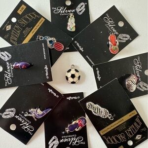 Hobby Lobby Silver Metal Charms for Jewelry Making Lot of 9 charms